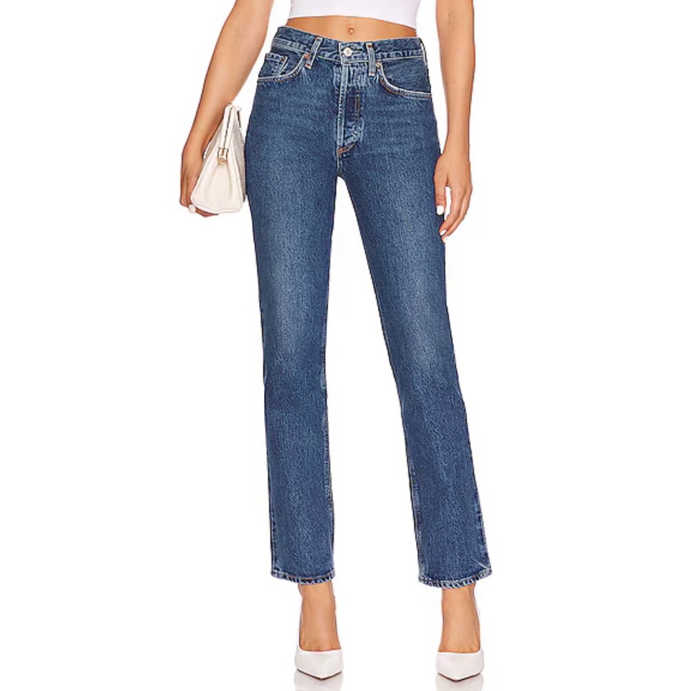 Agolde Lana Jean - Mid Rise Vintage Straight Leg